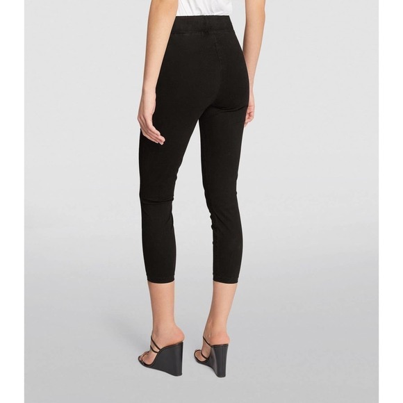 NWT L'AGENCE Rosalie Black High Rise Pedal Pusher Pant Sz S - Picture 4 of 4